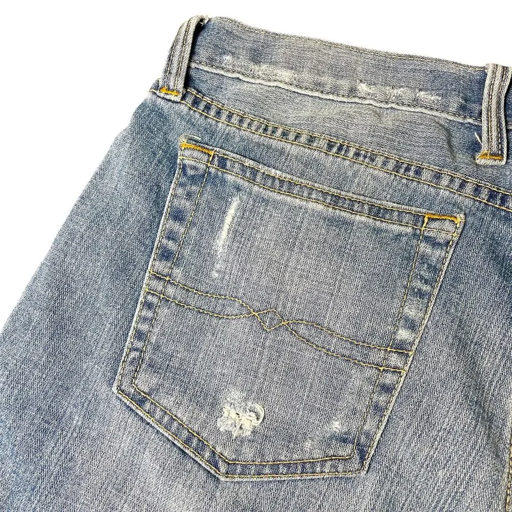 Lucky Brand Light Wash Jean Denim Cutoff Abbey Shorts Sz 4 / 27 - Picture 8 of 10